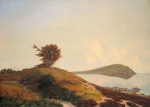 Scanian landscape with a view of Kullen, c.1834 - Луис Гурлитт