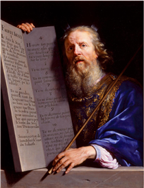 Moses Presenting the Tablets of the Law - Philippe de Champaigne