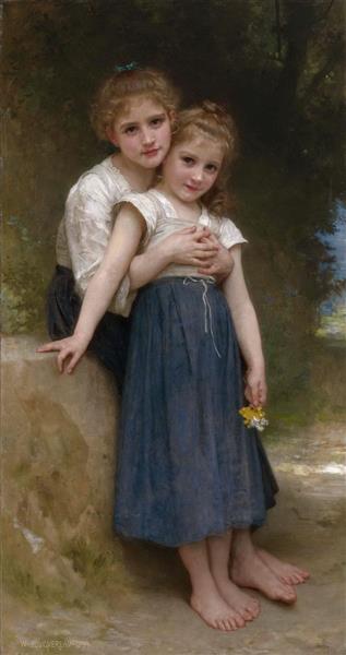 Two Sisters, 1899 - Вильям Адольф Бугро