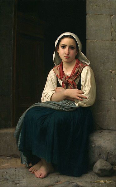 Yvonette, 1867 - Вильям Адольф Бугро