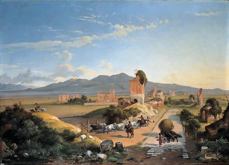 Via Appia, 1833 - Франц Людвиг Катель