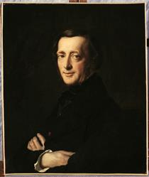 Portrait of the doctor M.G. Worms - Henri Lehmann