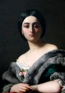 Léonide (or Monna Belcolore) - Henri Lehmann
