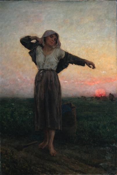 The Tired Gleaner, 1880 - Jules Breton