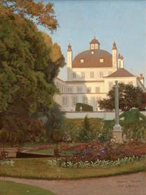 Fredensborg Palace from the Marble Garden - Ludvig Kabell