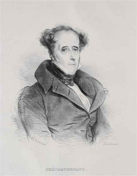 François René Auguste Vicomte de Châteaubriand - Ашиль Девериа