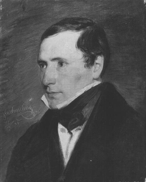 Portrait of a young man, 1833 - Фрідріх фон Амерлінг