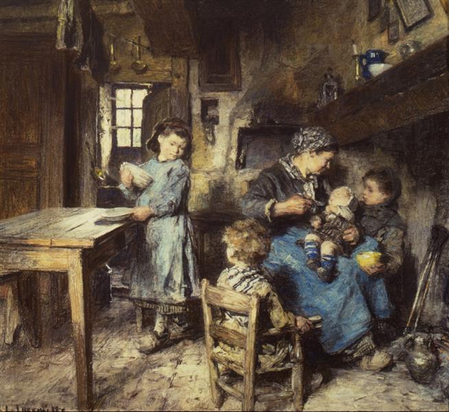 Child's Soup, 1888 - Léon Augustin Lhermitte