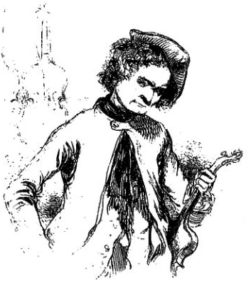 Antonia's song, 1861 - Paul Gavarni