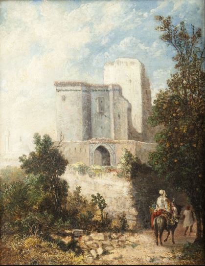 Orientalist Landscape, c.1830 - c.1839 - Prosper Baccuet
