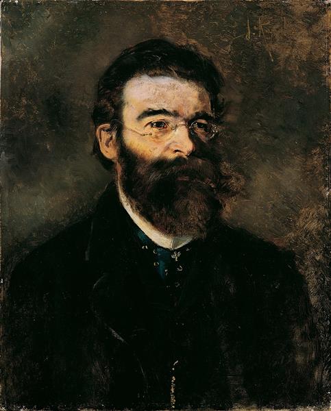 The Internist Professor Samuel Stern, c.1876 - c.1877 - Anton Romako