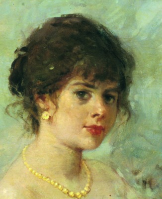 Portrait of a woman - Винченцо Каприле