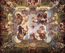 Deeds of Hercules and His Apotheosis - Andrea Pozzo