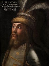 Portrait of Galeazzo II Visconti - Cristofano dell'Altissimo