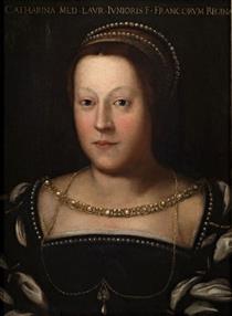Portrait of Catherine de' Medici - Cristofano dell’Altissimo