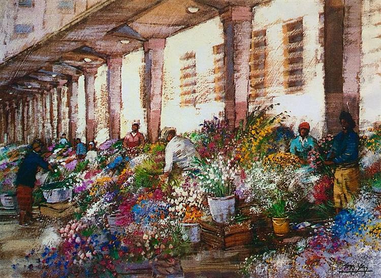Adderley Street Flower Seller Market - James Yates