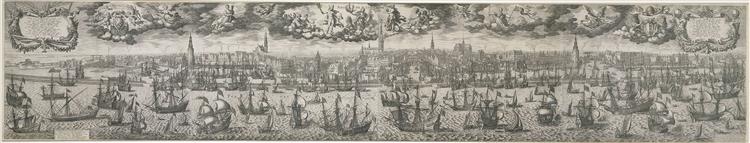 Profile of Amsterdam, 1606 - Jan Saenredam