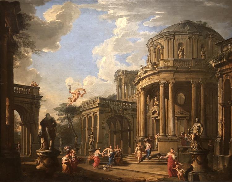 Hermes Appears to Calypso, 1718 - Джованни Паоло Панини
