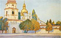 St. Michael's Cathedral in Kyiv - Василий Григорьевич Кричевский