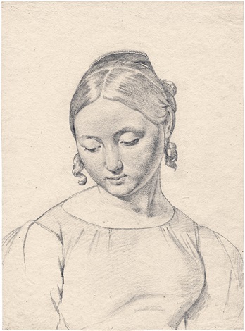 Girl from Olevano, c.1830 - Ernst Meyer