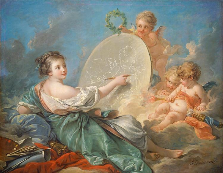 Allegory of Painting, 1765 - François Boucher