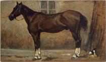 Balzano horse - Giovanni Fattori