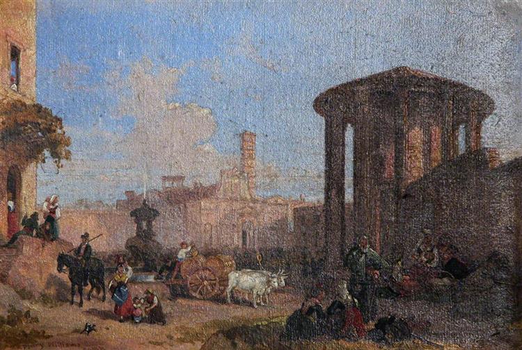 The Temple of Vesta, Rome - Penry Williams