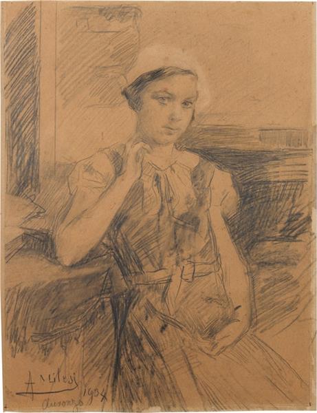 Young girl, 1904 - Alessandro Milesi