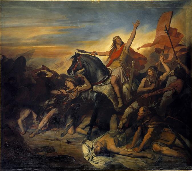 Bataille de Tolbiac, 1837 - Ary Scheffer