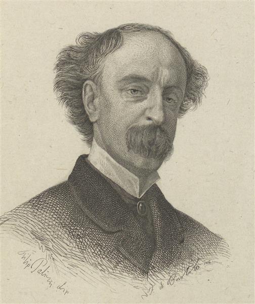 Portrait of Giberto Borromeo - Filippo Palizzi