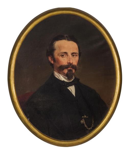 Portrait of young man, 1873 - Gerolamo Induno