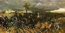 The battle of San Martino - Michele Cammarano