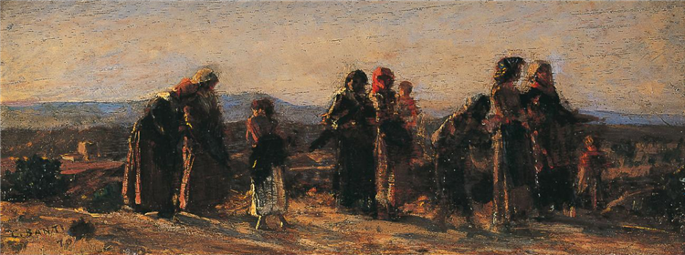 Beggars, 1870 - Cristiano Banti