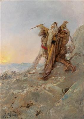 Moses on Mount Horeb, c.1857 - c.1876 - Anton Romako