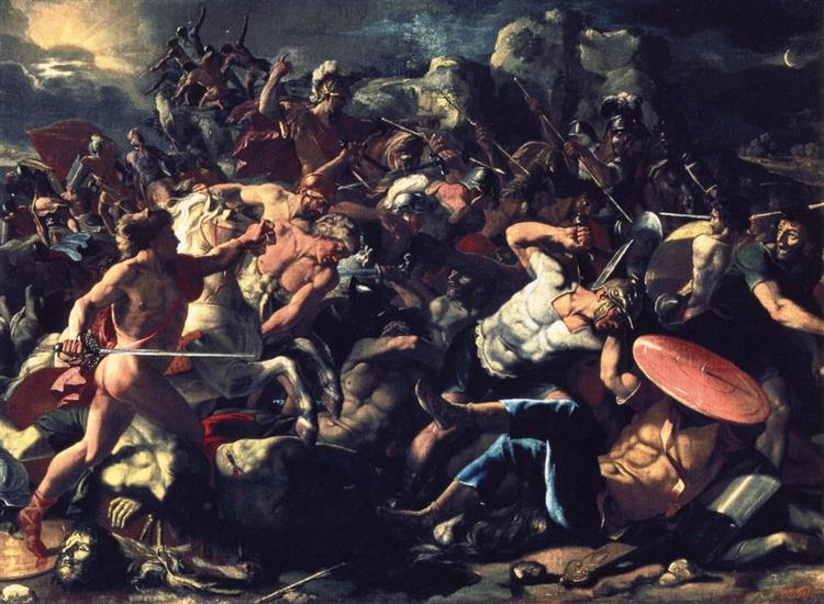 Victory of Joshua over Amorites, 1624 - 1626 - Nicolas Poussin