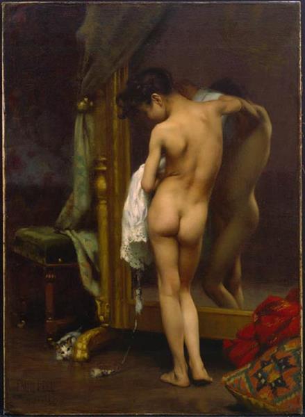 A Venetian bather, 1889 - Paul Peel