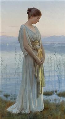 Evening by the Lake - Max Nonnenbruch