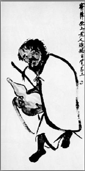 Lee Tae-Guay (Wayfarer with pumpkin), 1930 - Qi Baishi