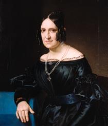Portrait of Caterina Bozzini Buzzi - Giuseppe Tominz