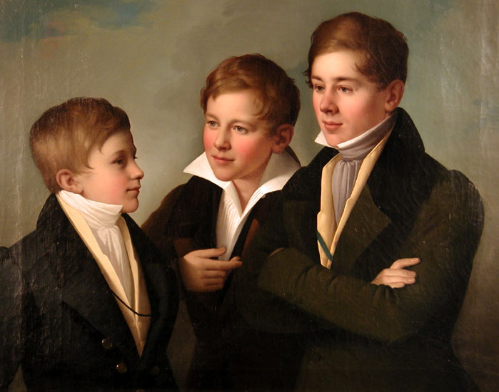 Children of the Buchler family, 1829 - Giuseppe Tominz