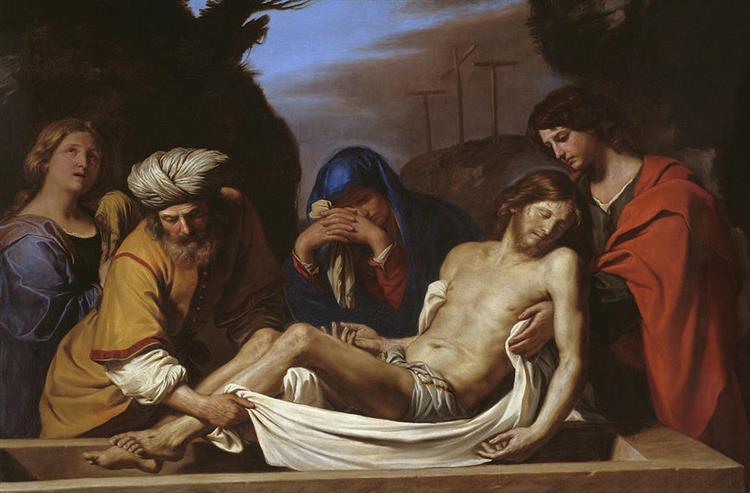 The Entombment of Christ, c.1656 - Le Guerchin