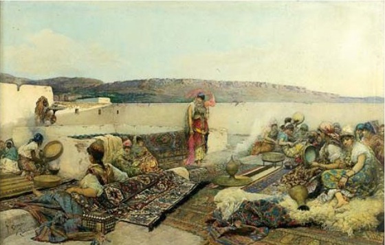 Women on the terrace, 1882 - Gustavo Simoni