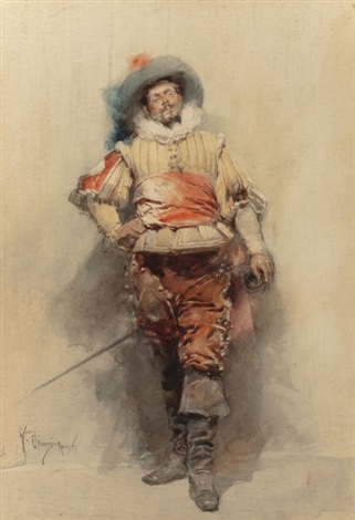 The cavalier, 1880 - Gustavo Simoni