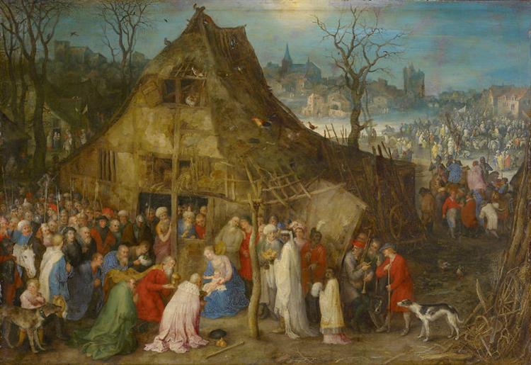 Adoration of Jesus - Jan Brueghel the Elder