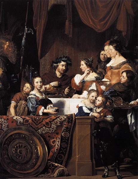The Banquet of Cleopatra, 1652 - Jan de Bray