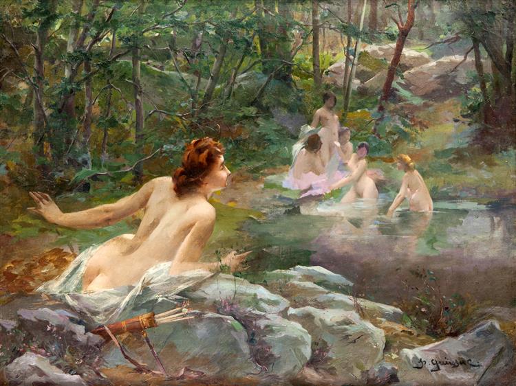 Nymphs in the Forest - Paul Quinsac