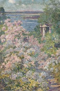 View from the Garden of Stanford White, Looking Toward Crane Neck Point, Long Island - William de Leftwich Dodge