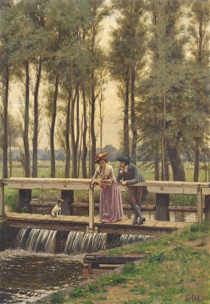 The Trysting Place - Edmund Leighton