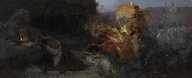 The Temptation of St. Jerome, c.1886 - Генріх Семирадський