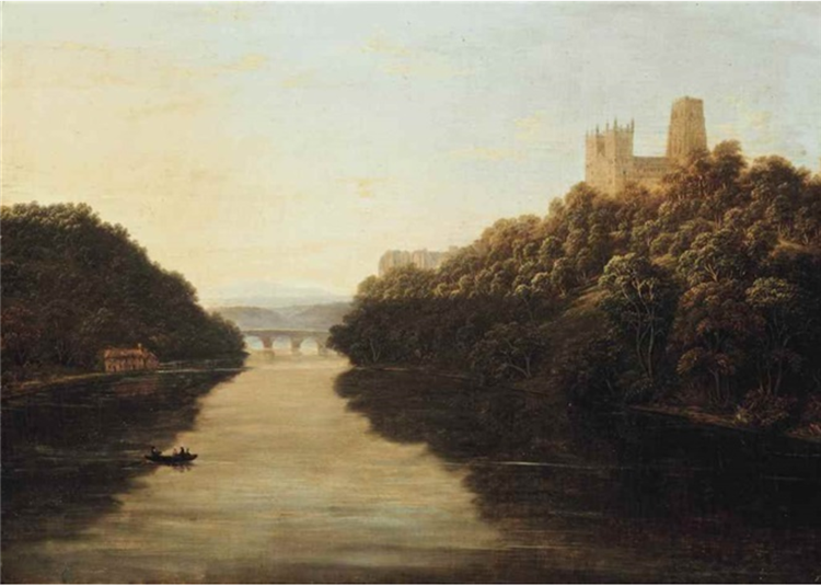 A view of Durham - John Glover - WikiArt.org